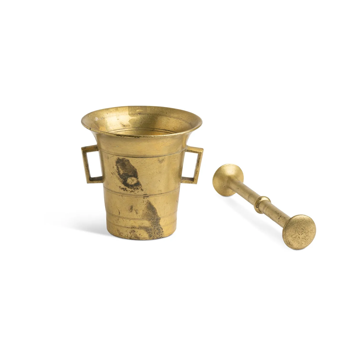 Brass Mortar and Pestle