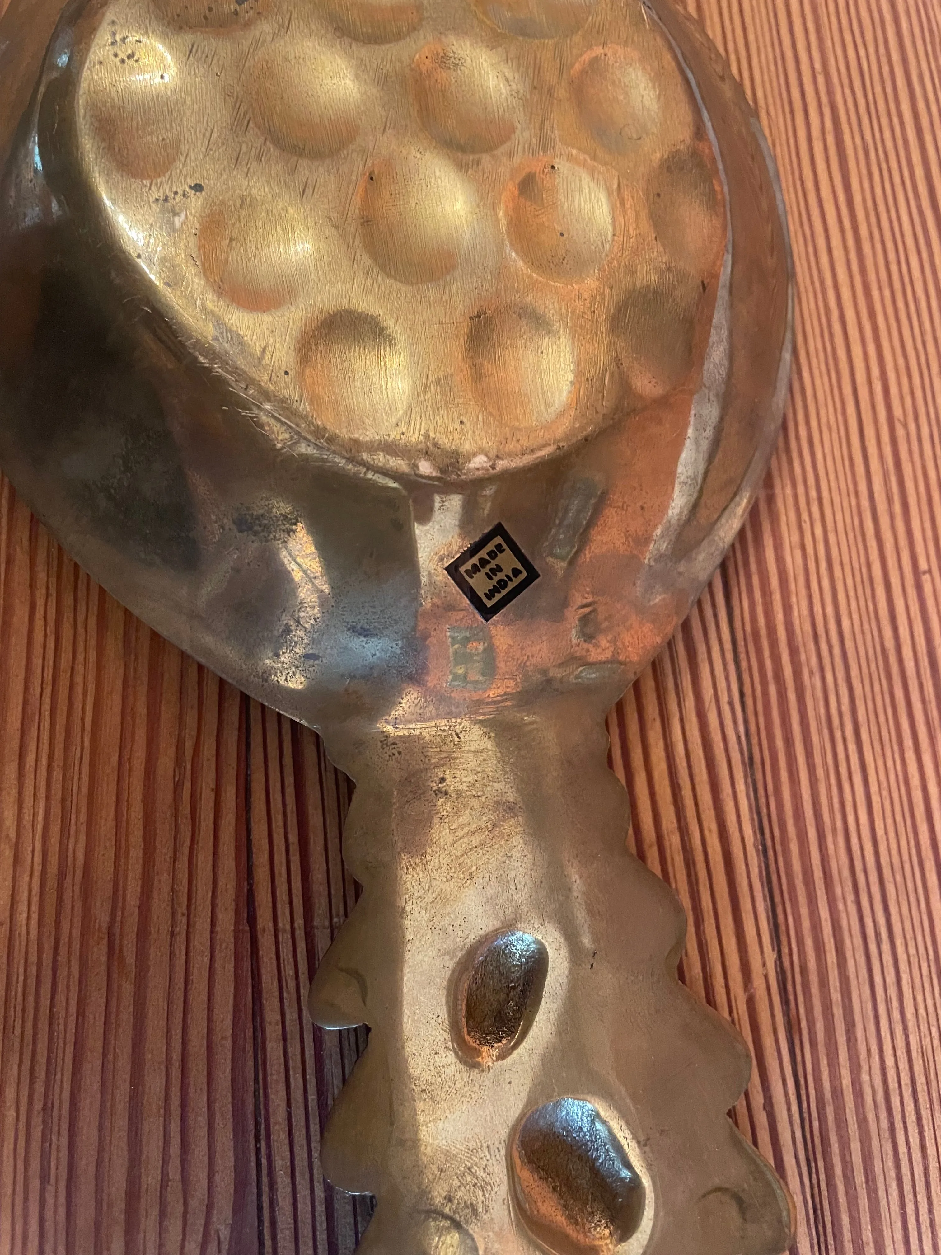 Brass pineapple dish