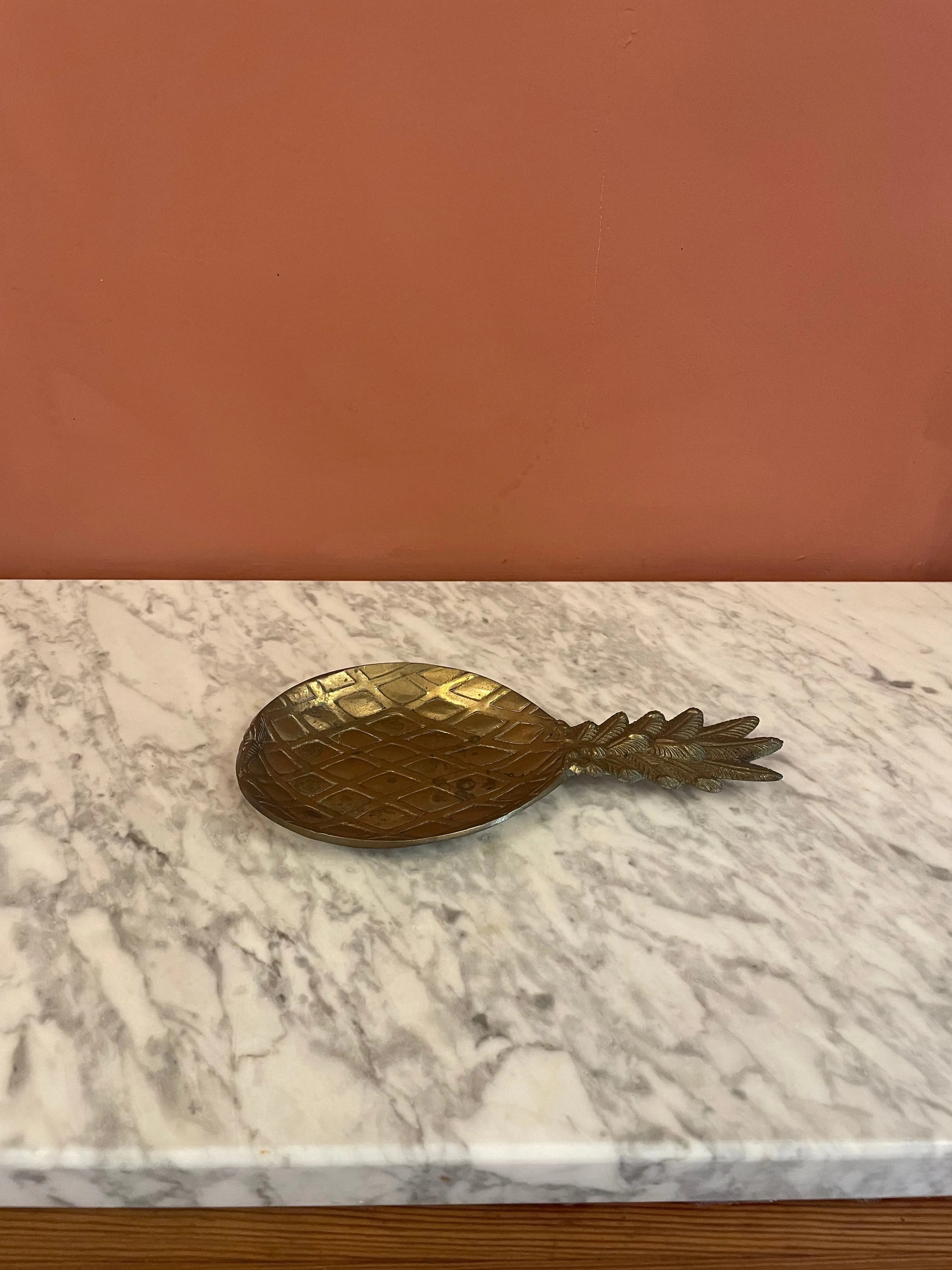 Brass pineapple dish