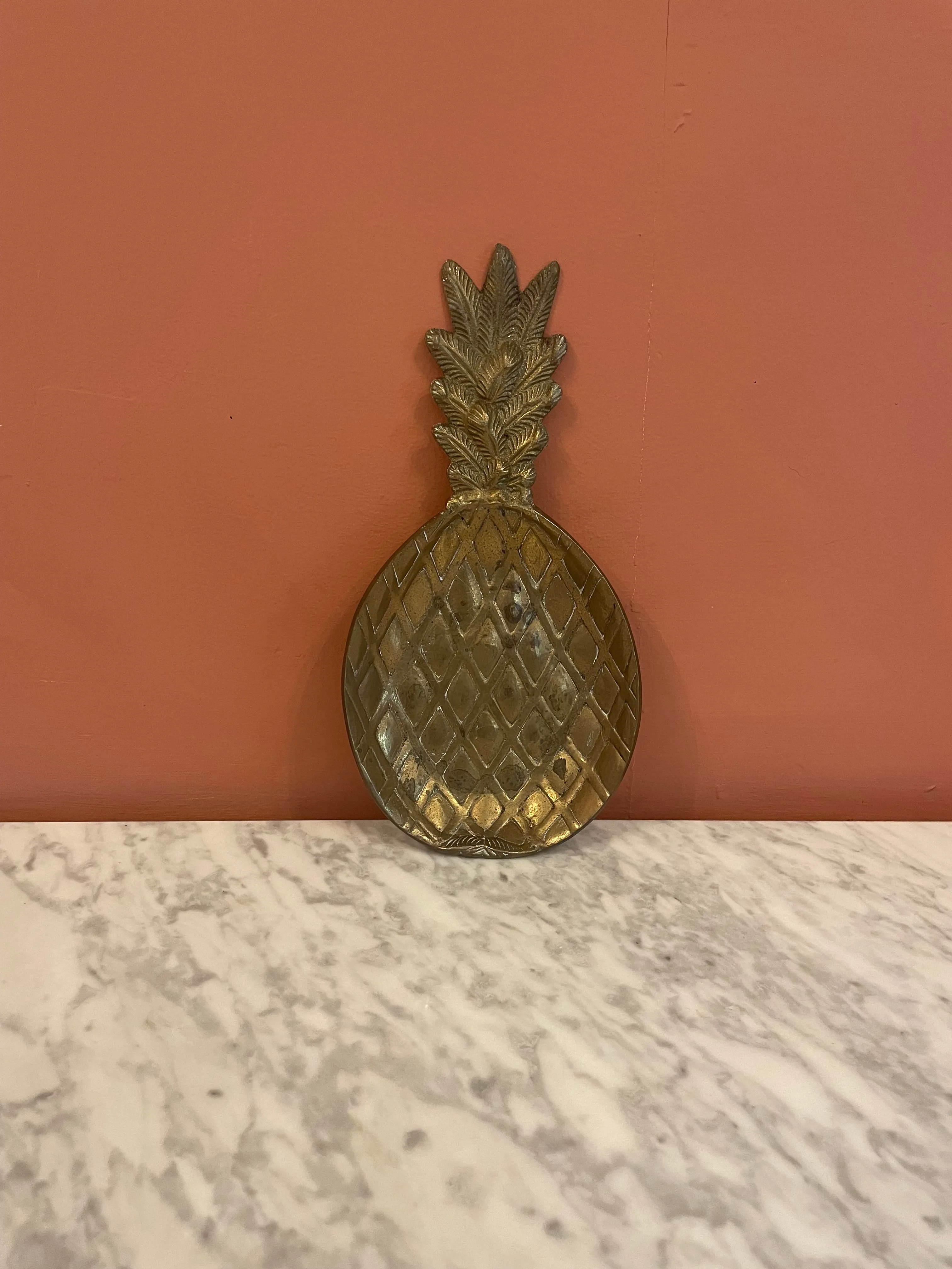 Brass pineapple dish