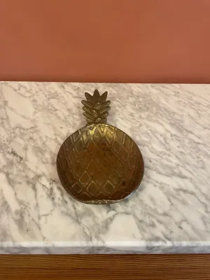 Brass pineapple dish