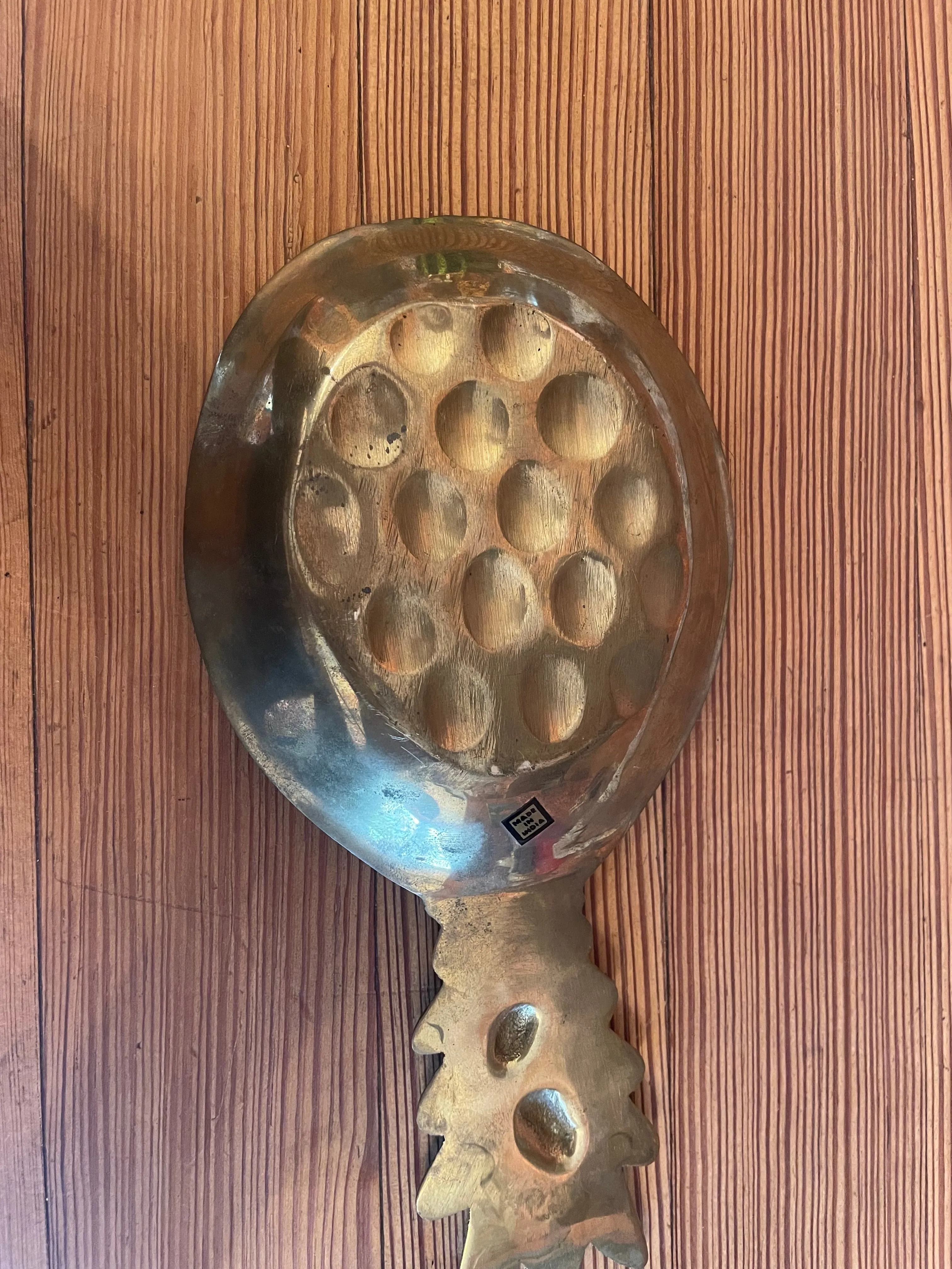 Brass pineapple dish