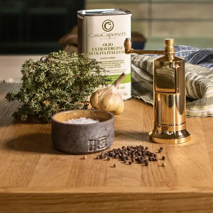 Brass Salt/Pepper Mill 5"