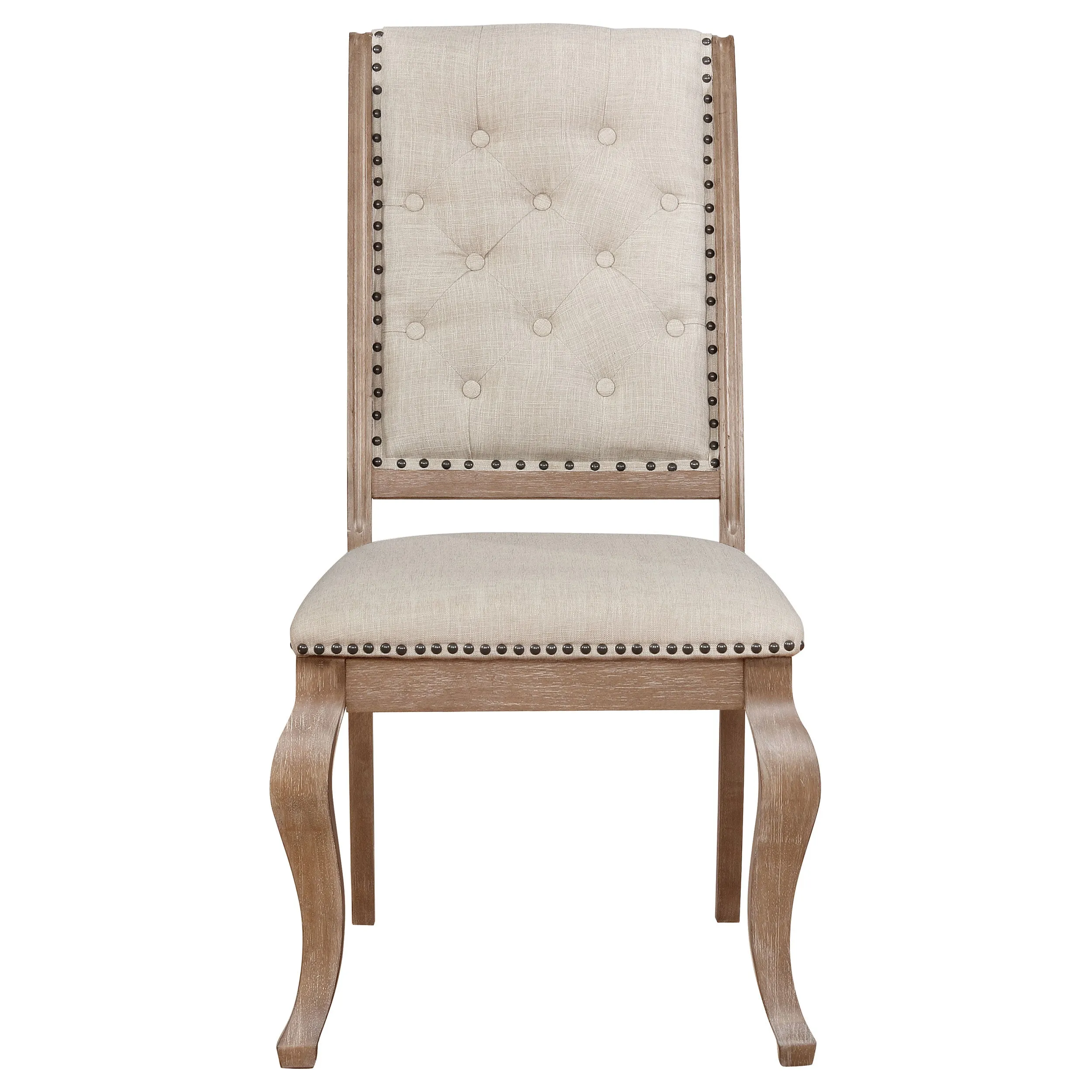 Brockway Upholstered Dining Chair Barley Brown (Set of 2)
