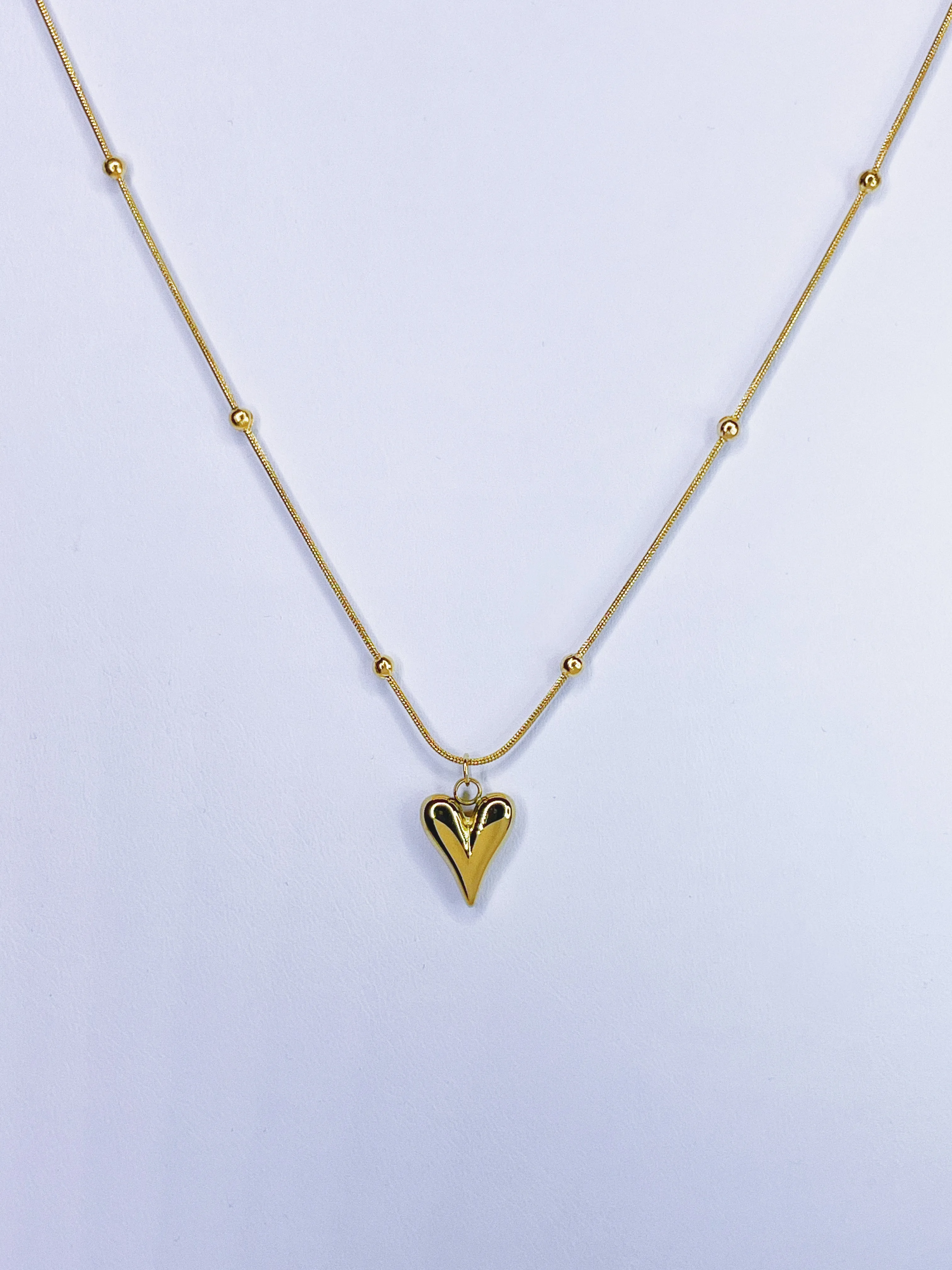 Bubble Heart Necklace