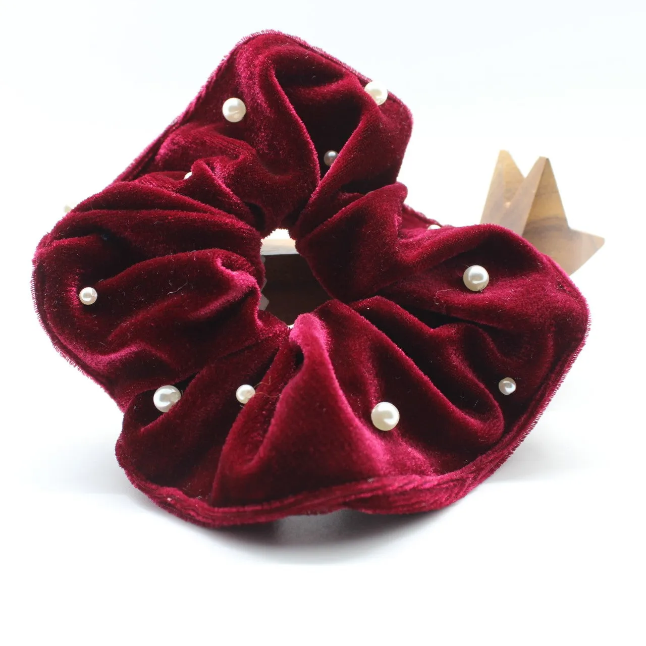 Burgundy Scrunchies