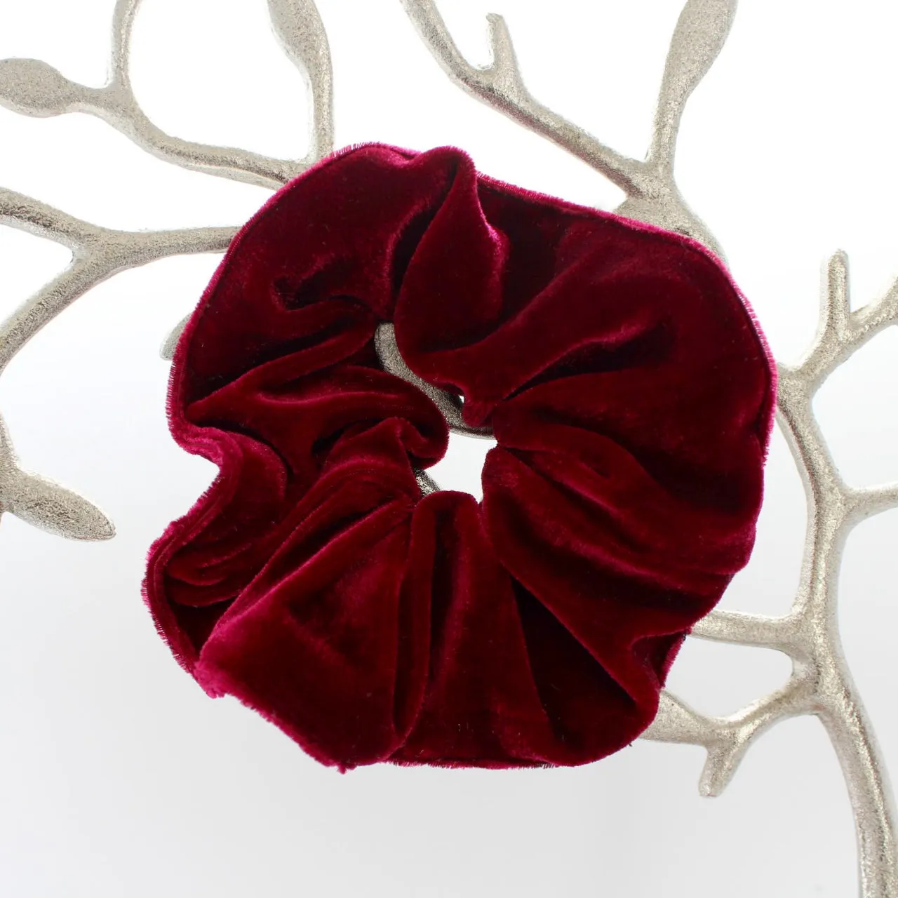 Burgundy Scrunchies