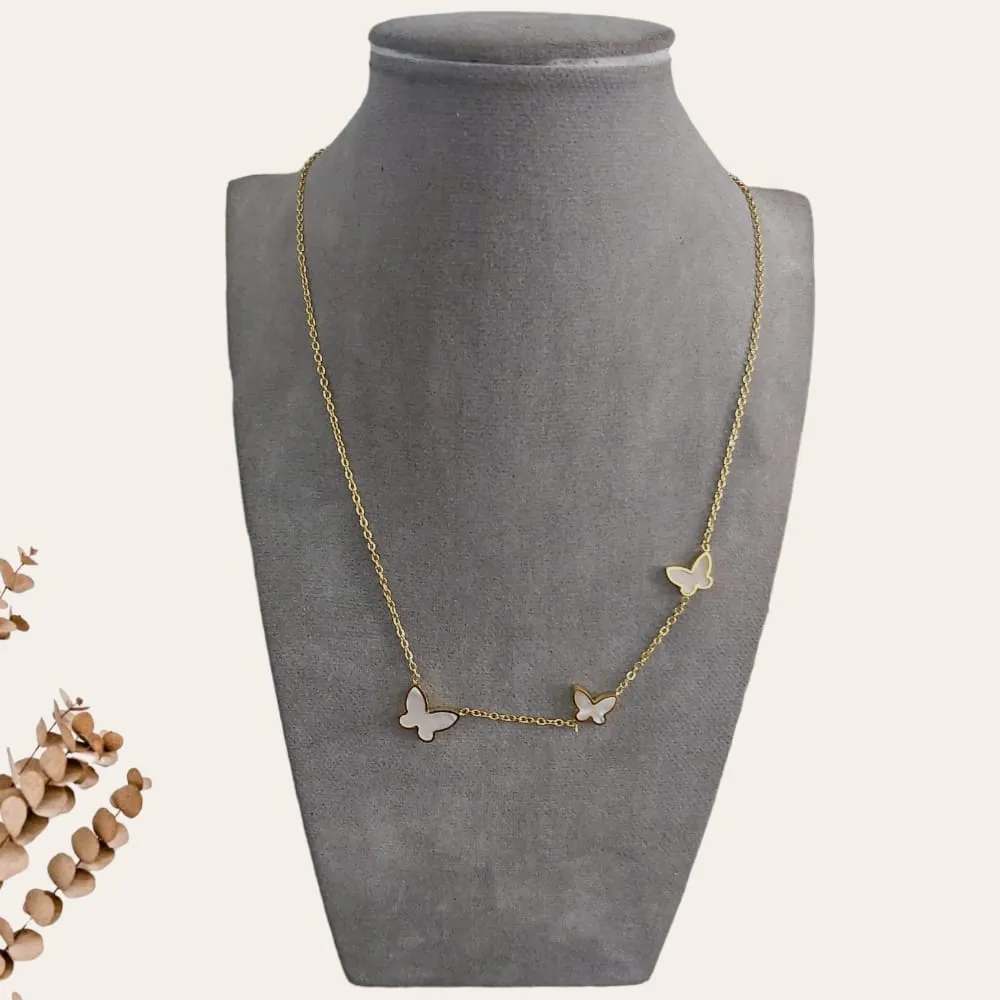 Butterfly Chain Necklace S-0