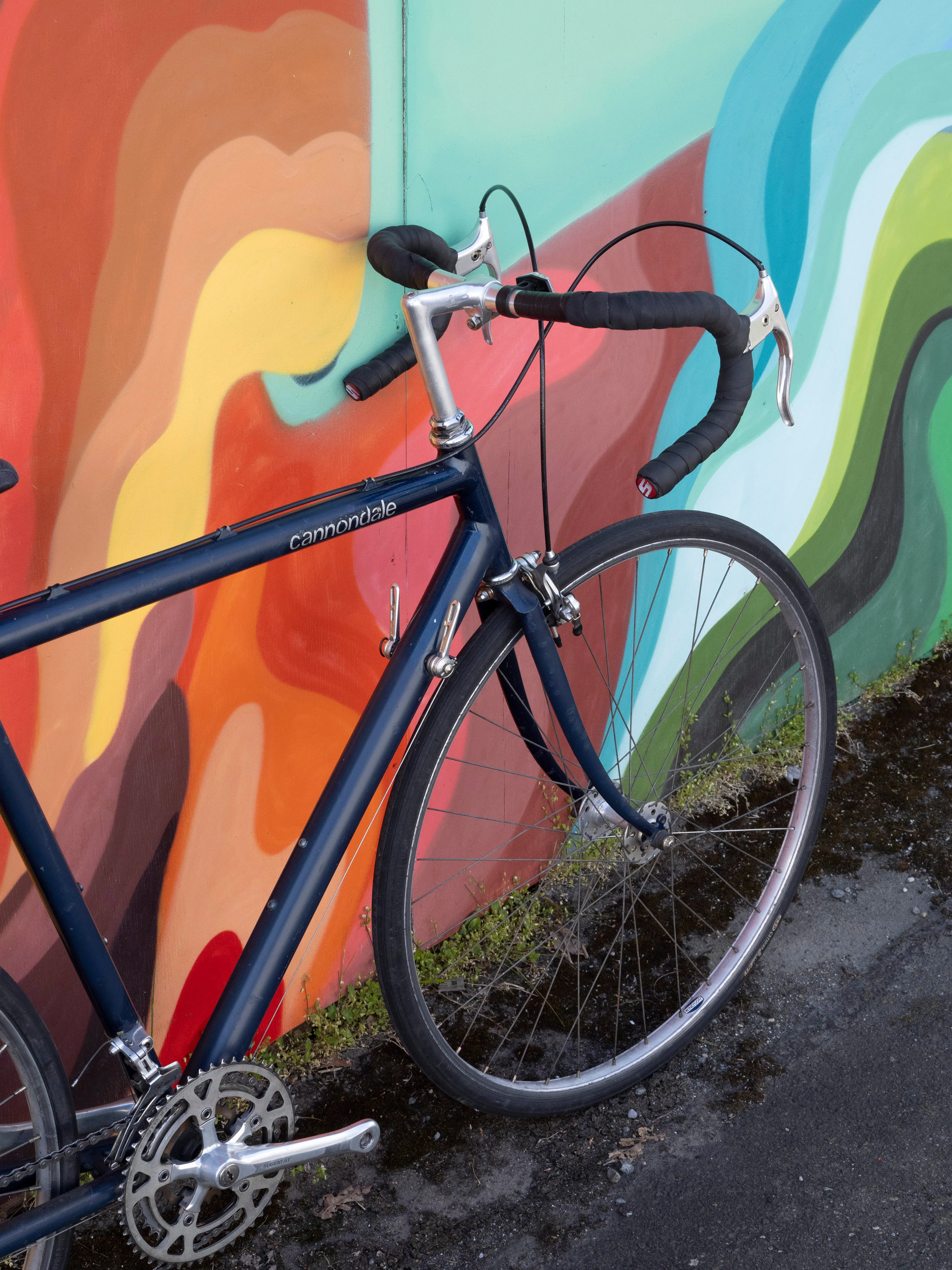 Cannondale aluminum commuter bike, navy blue, 58cm/Large