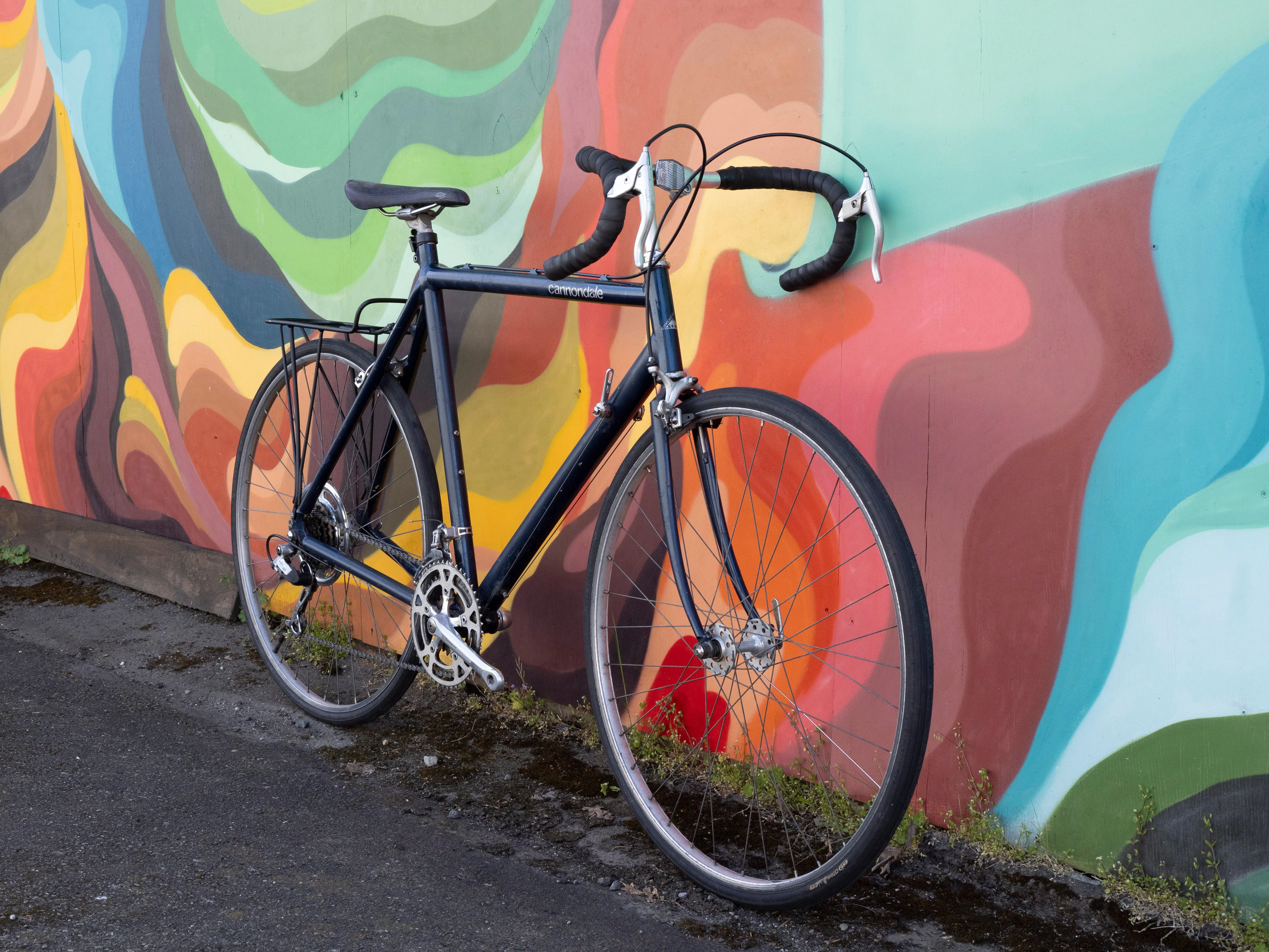 Cannondale aluminum commuter bike, navy blue, 58cm/Large