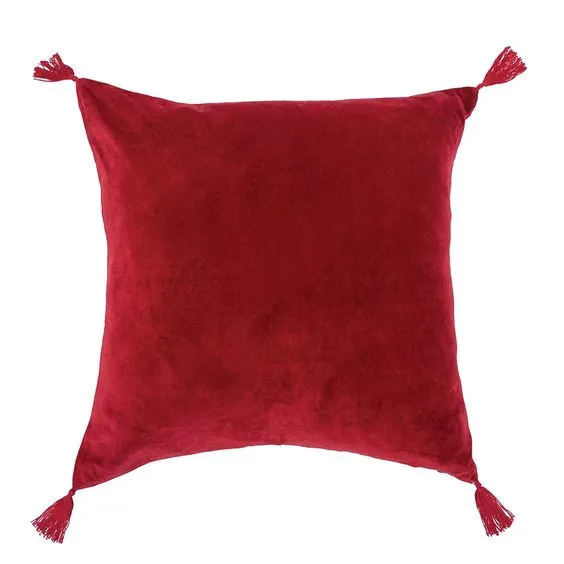 CAROL & FRANK- RIVER RUBY THROW PILLOW