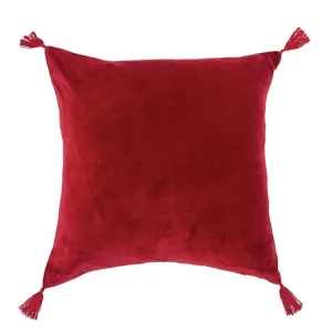 CAROL & FRANK- RIVER RUBY THROW PILLOW