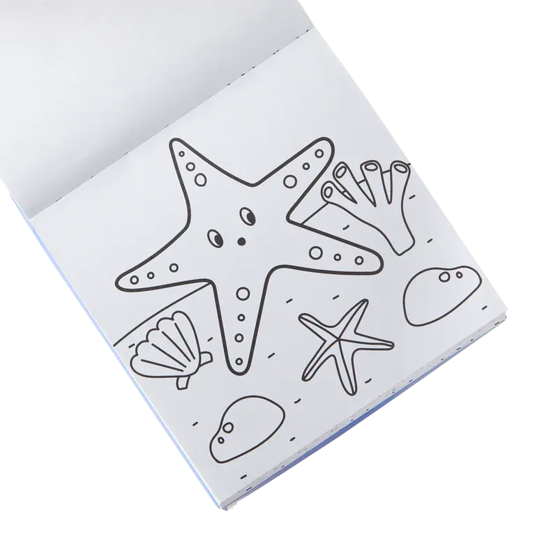 Carry Along Crayon & Coloring Book Kit - Sea Life