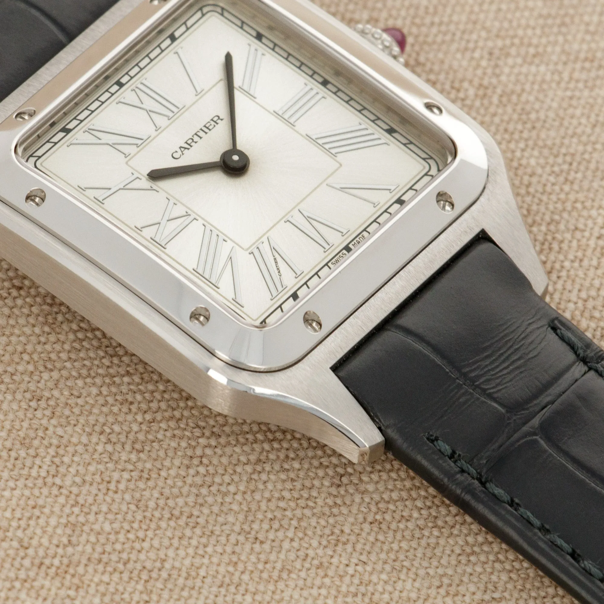 Cartier Platinum Santos-Dumont Le Bresil Tank Ref. WGSA0034, Limited Edition of 100 Pieces