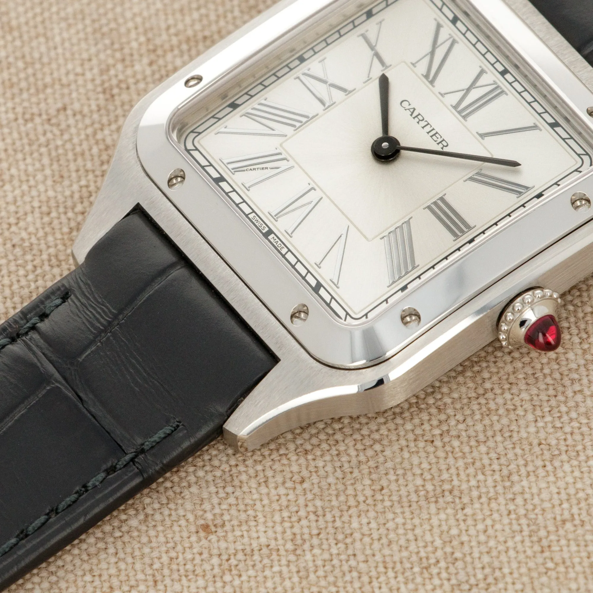Cartier Platinum Santos-Dumont Le Bresil Tank Ref. WGSA0034, Limited Edition of 100 Pieces