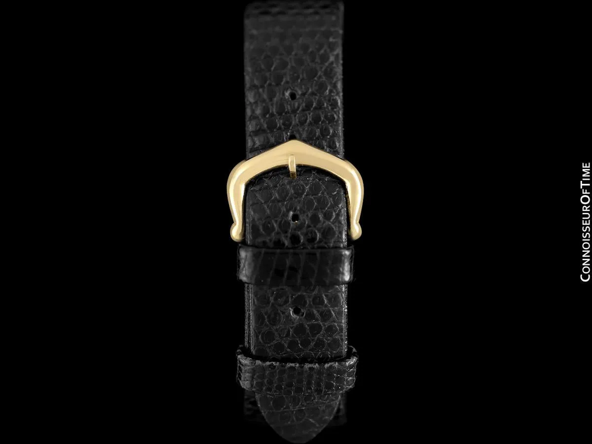Cartier Vintage Mens Tank Mechanical Watch - Gold Vermeil, 18K Gold over Sterling Silver