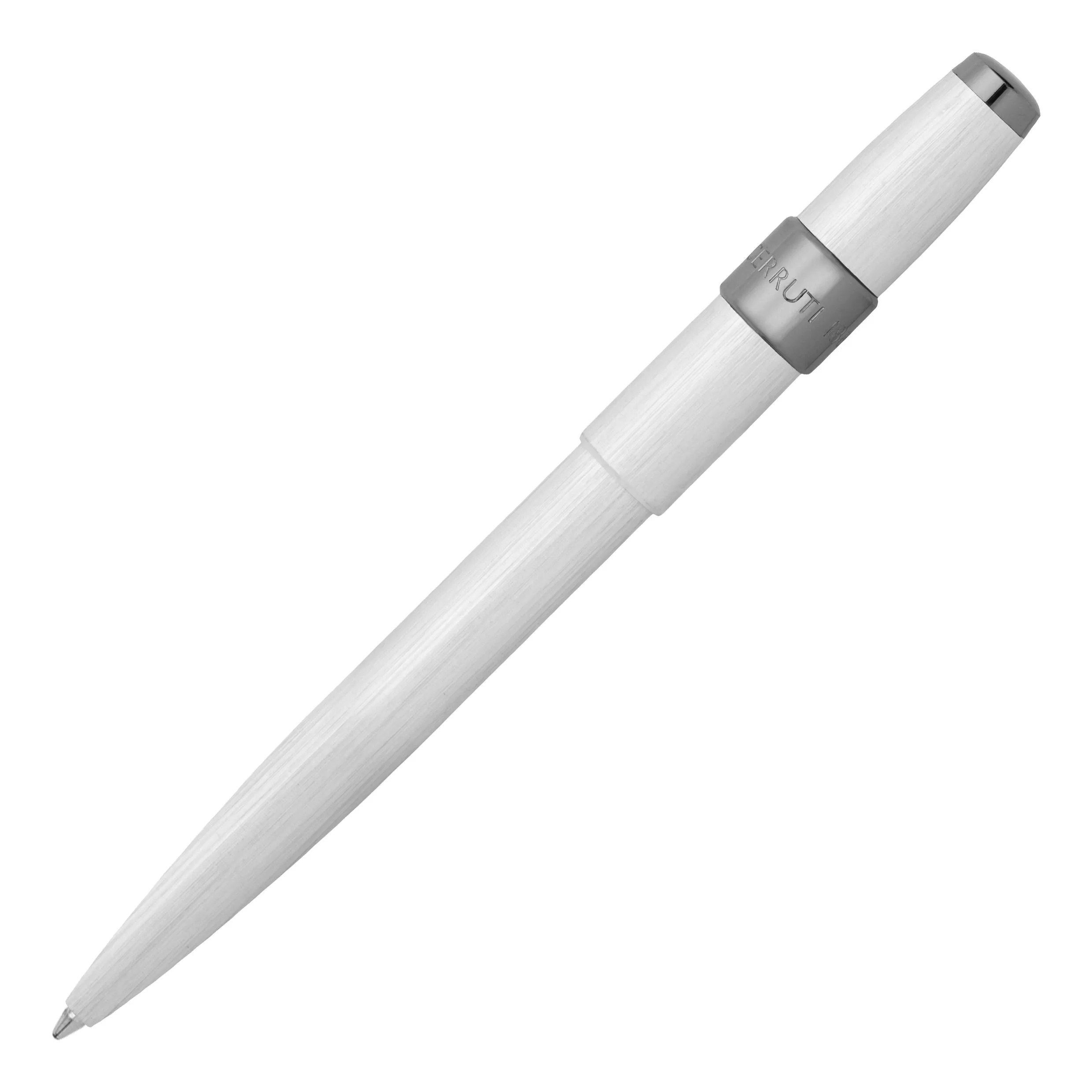Cerruti 1881 NSW3564C-Ballpoint pen Block Brushed Chrome