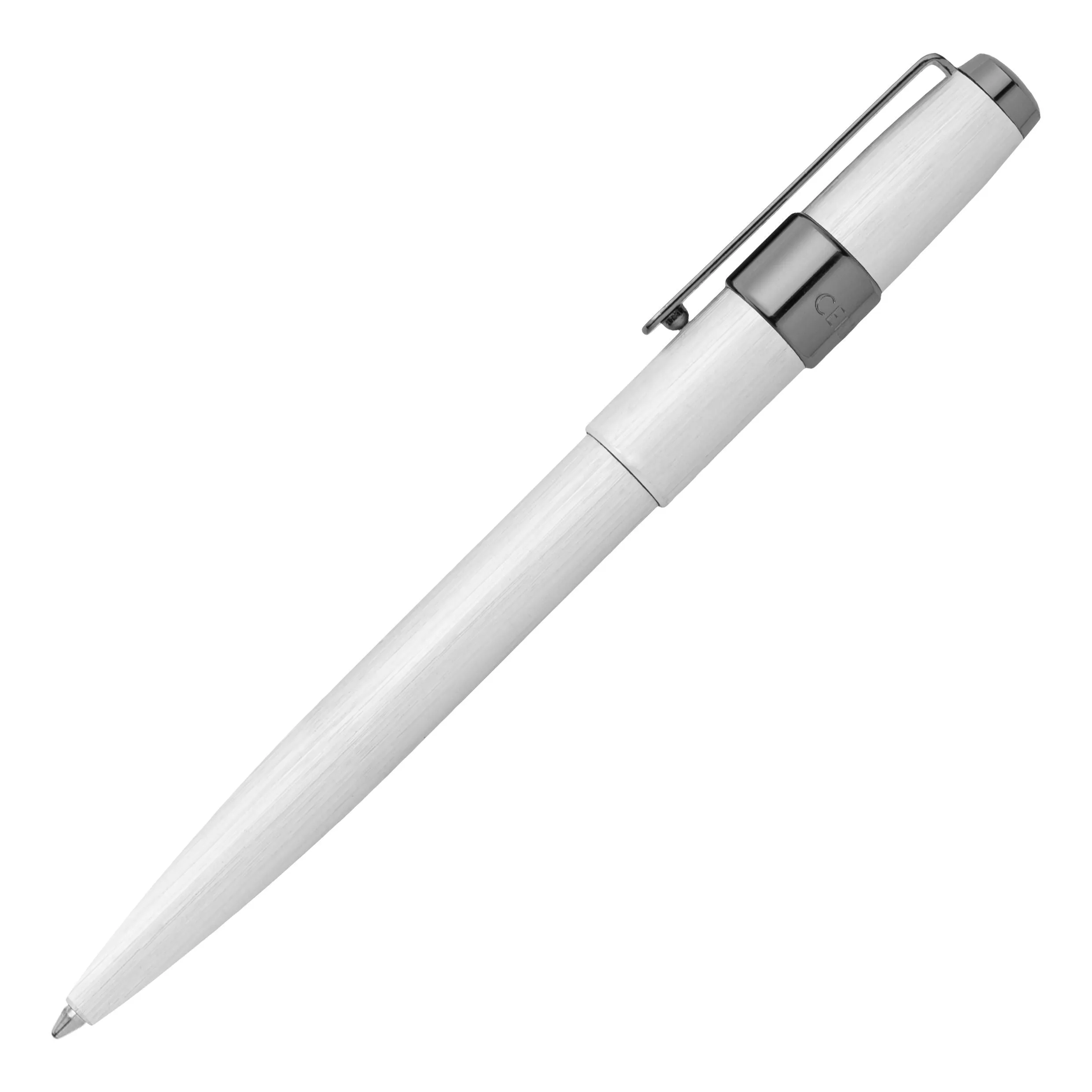 Cerruti 1881 NSW3564C-Ballpoint pen Block Brushed Chrome