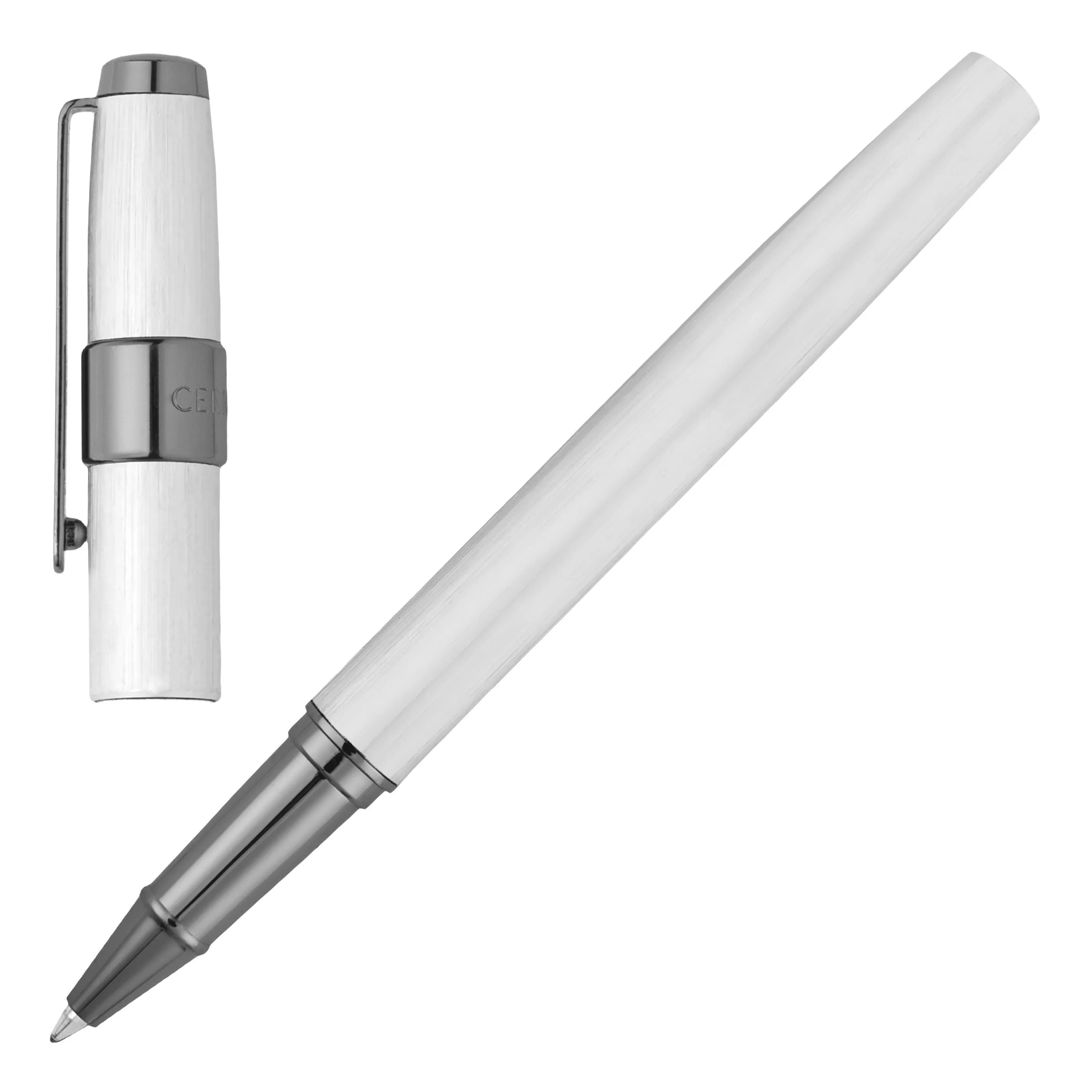Cerruti 1881 NSW3565C-Rollerball pen Block Brushed Chrome