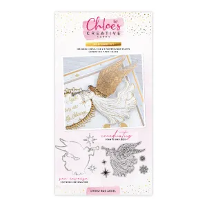 Chloe's Creative Cards Die & Stamp - Christmas Angel