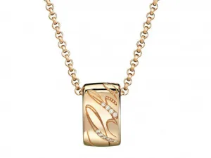 Chopard Chopardissimo 18K Rose Gold & Diamond Pendant with Chain
