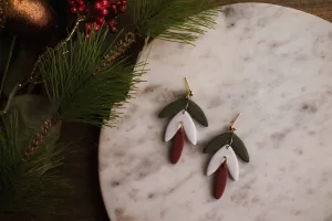Christmas Ivy Dangles