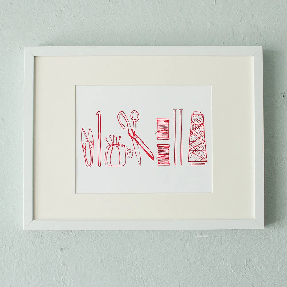 Crafty Tools Print