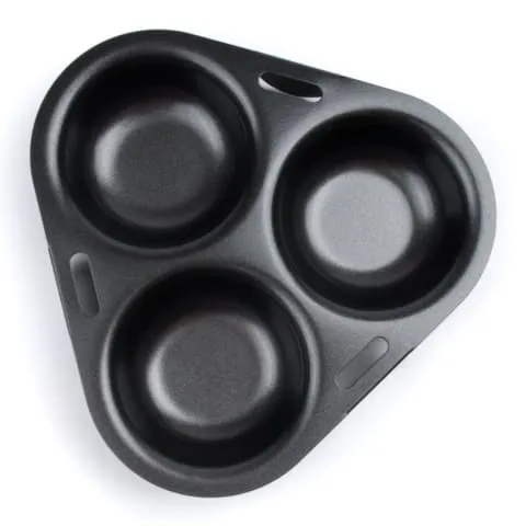 Creative Cooking Jumbo Triple Egg Poacher CC-175