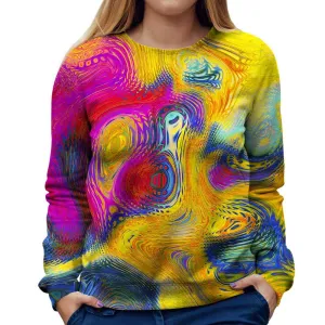 Creative Explosion Womens Sweatshirt