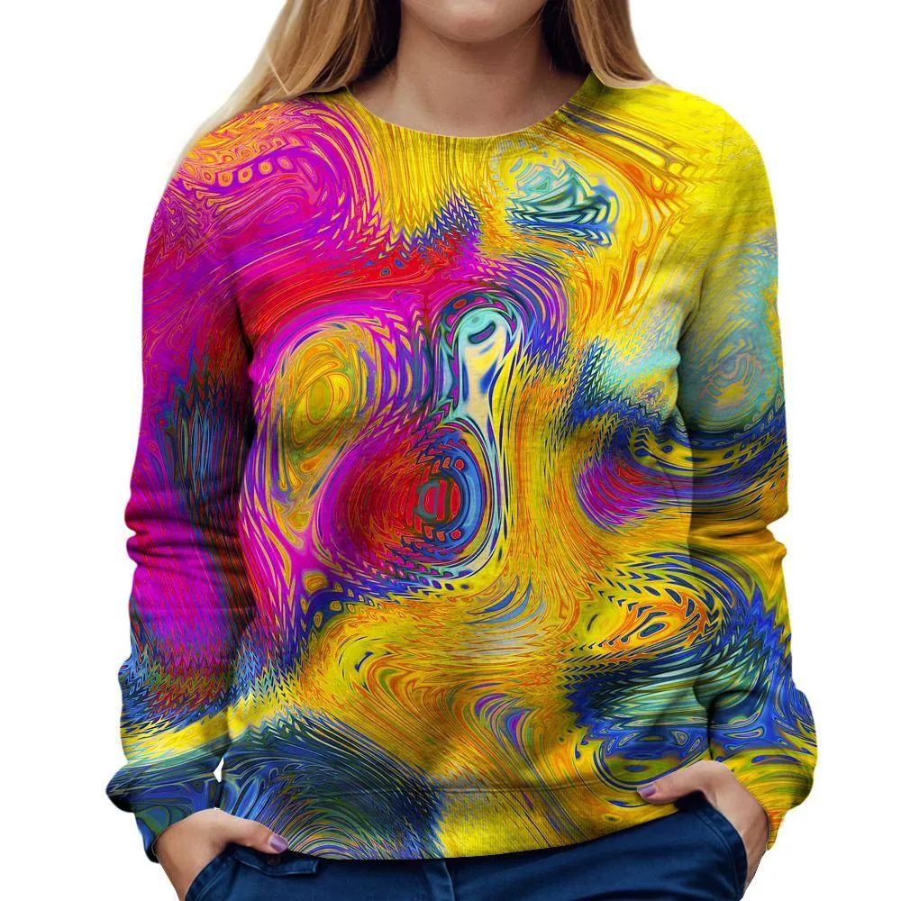 Creative Explosion Womens Sweatshirt