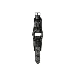Croco Apple Watch Strap 45mm | Black