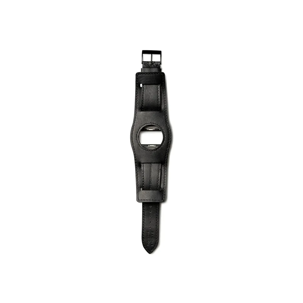 Croco Apple Watch Strap 45mm | Black
