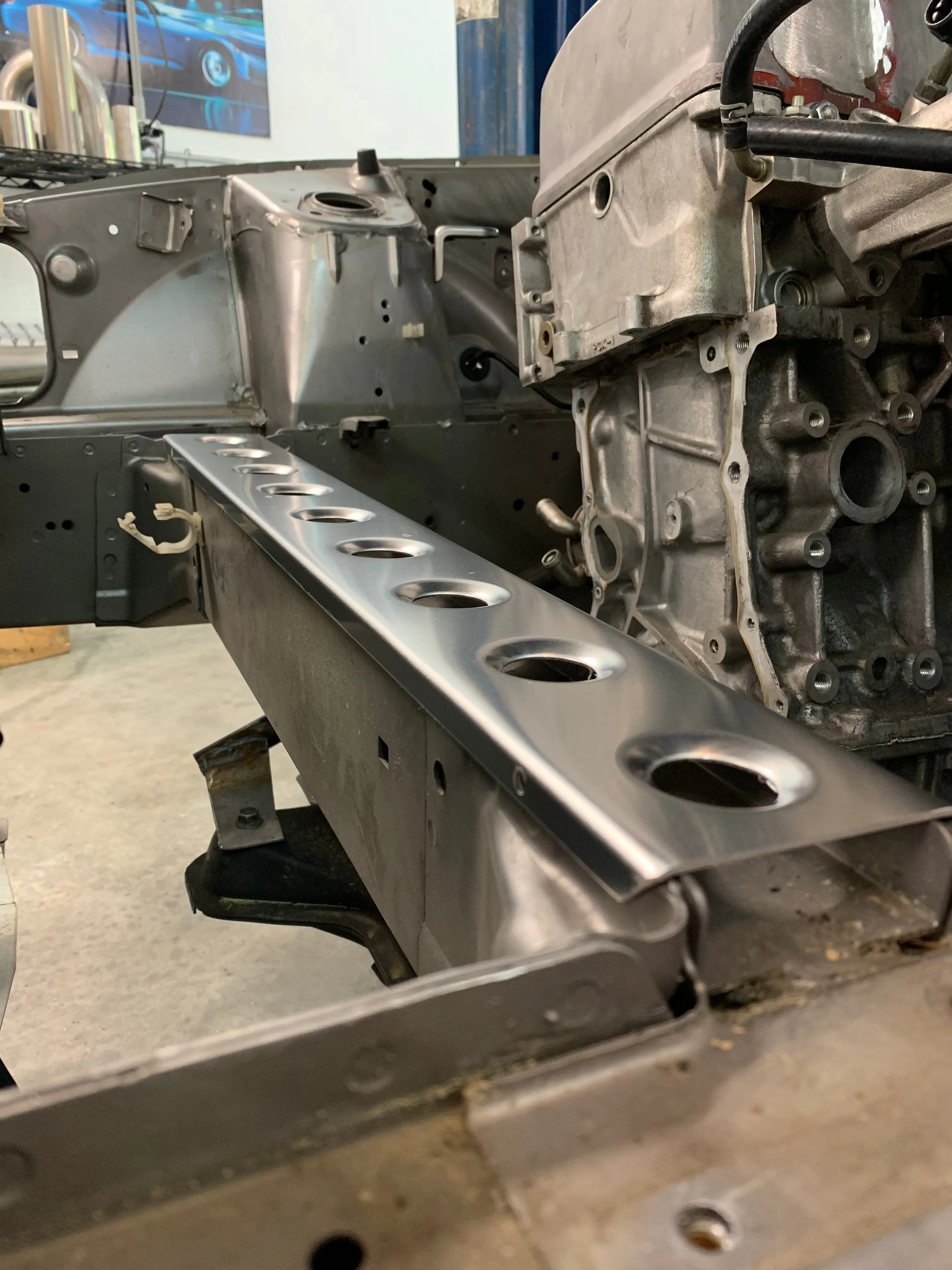 Cross Member Cover, Aluminum - Honda S2000