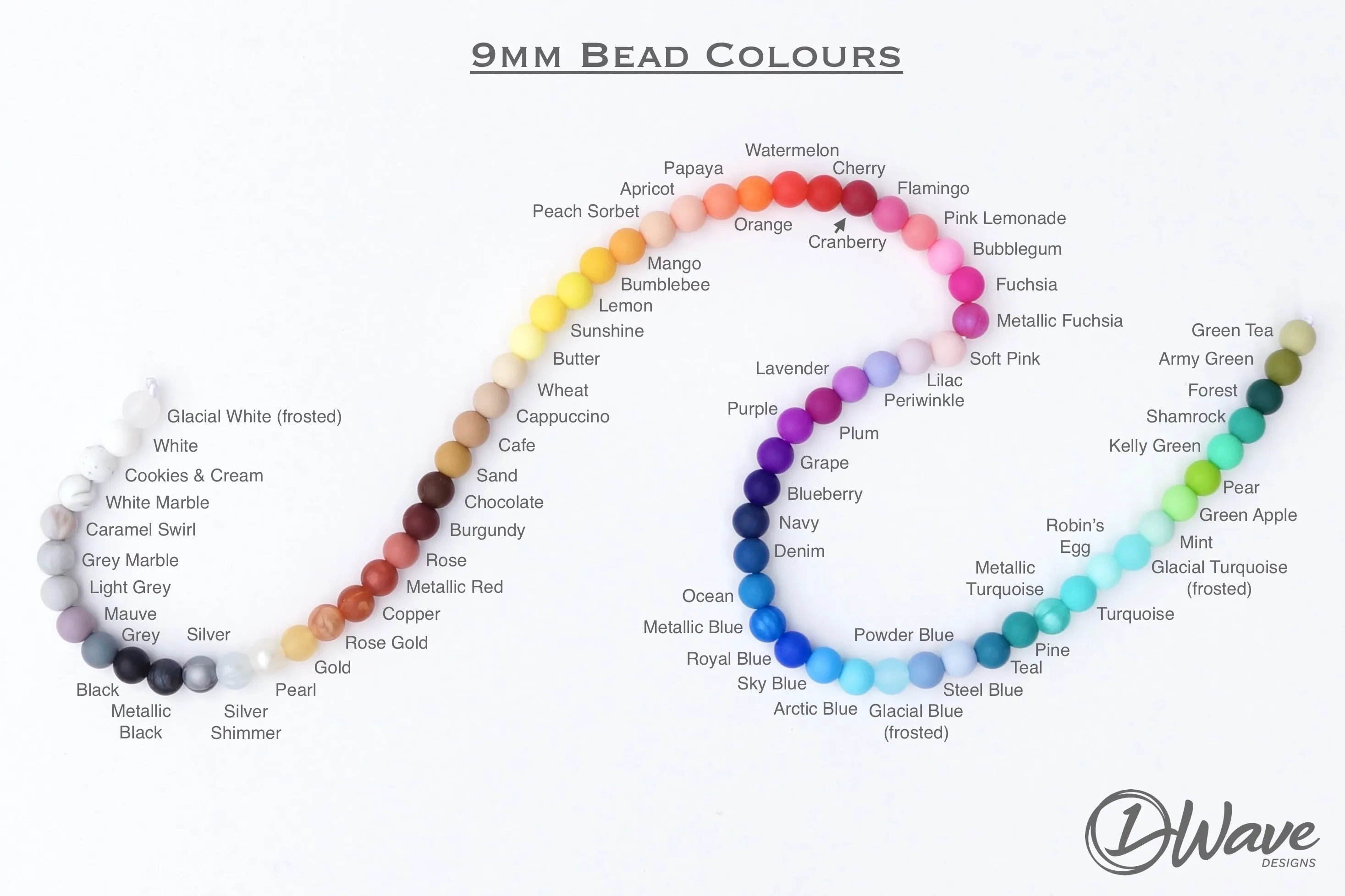 Custom 9mm Adjustable Silicone Bracelet