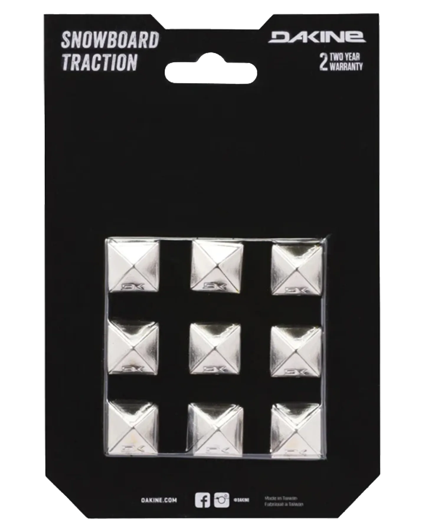 Dakine Pyramid Studs Stomp Pad - Chrome