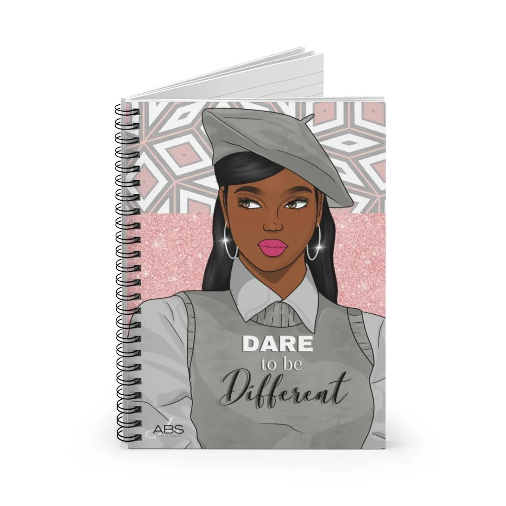 Dare to Be Different Spiral Notebook - Ruled Line