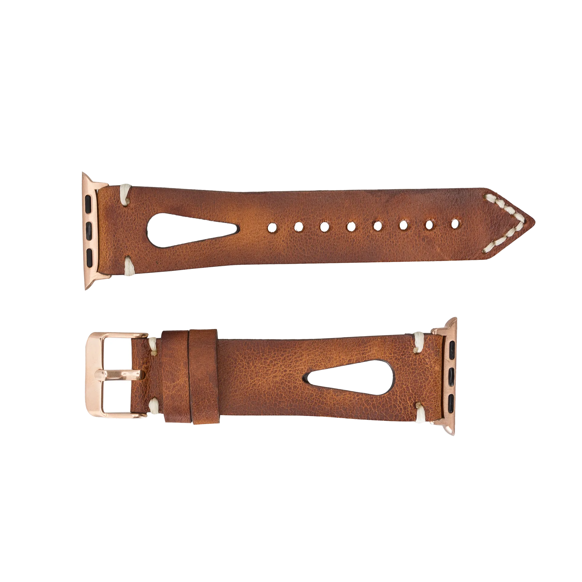 Delficase Full Grain Genuine Leather Apple Watch Band