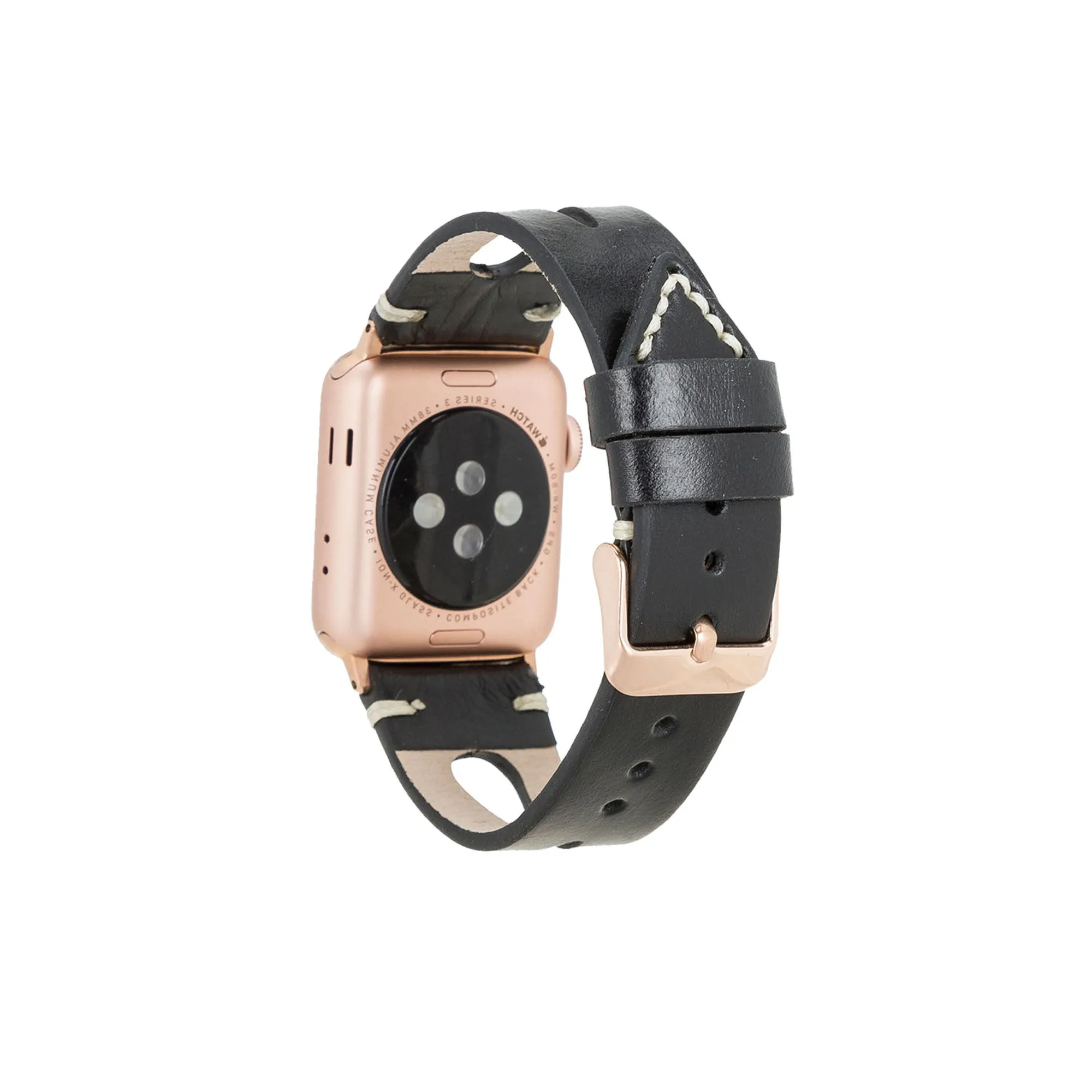 Delficase Full Grain Genuine Leather Apple Watch Band