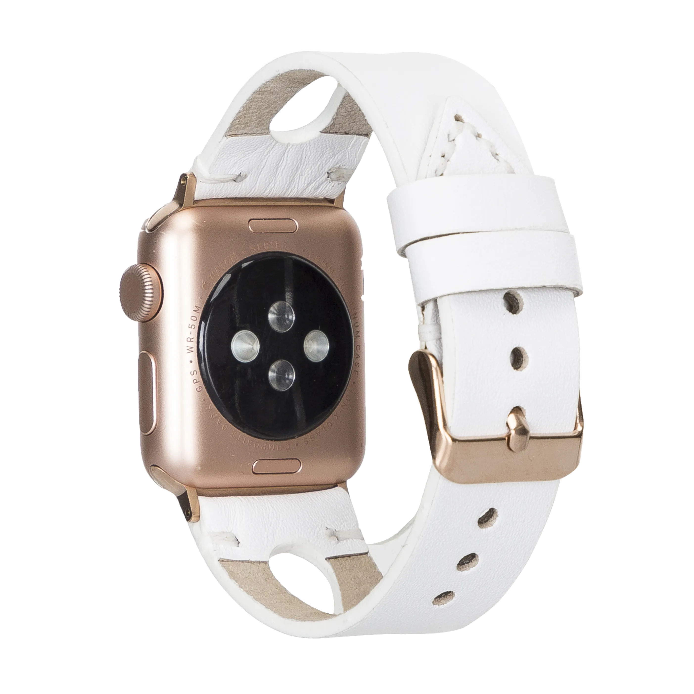 Delficase Full Grain Genuine Leather Apple Watch Band