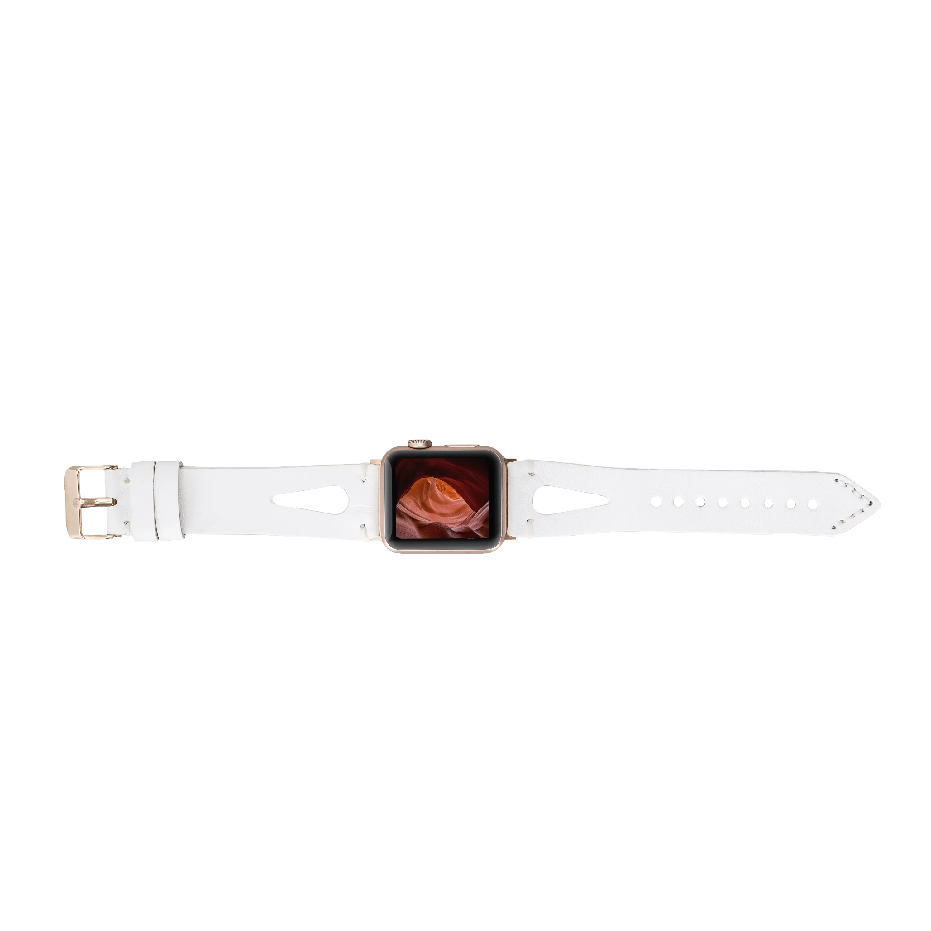 Delficase Full Grain Genuine Leather Apple Watch Band