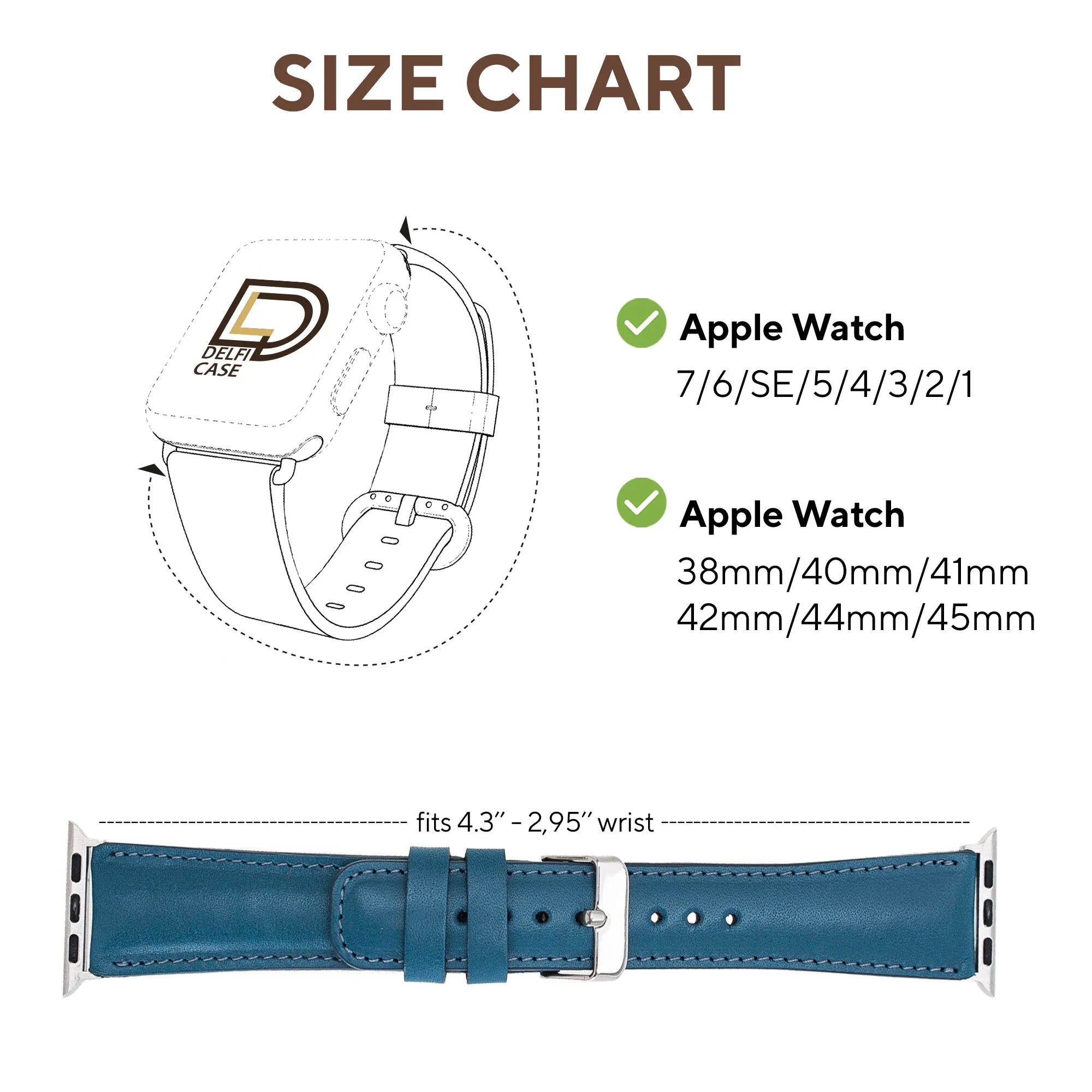 DelfiCase Liverpool Watch Band Apple & Fitbit Versa