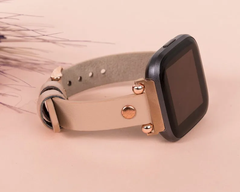 DelfiCase Norwich Leather Fitbit Versa & Lite