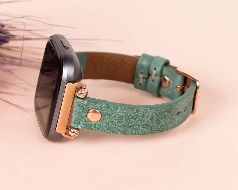 DelfiCase Norwich Leather Fitbit Versa & Lite