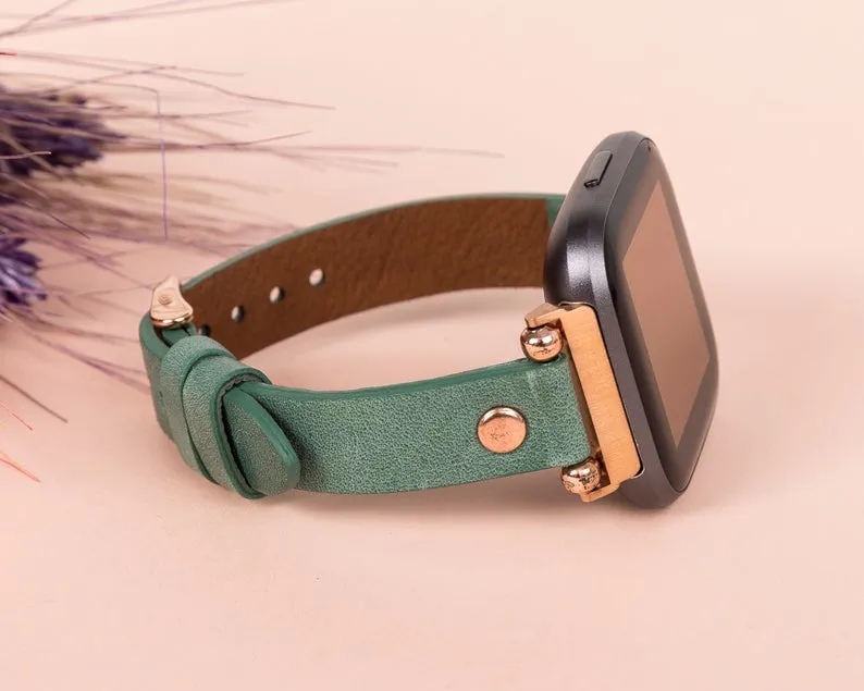 DelfiCase Norwich Leather Fitbit Versa & Lite