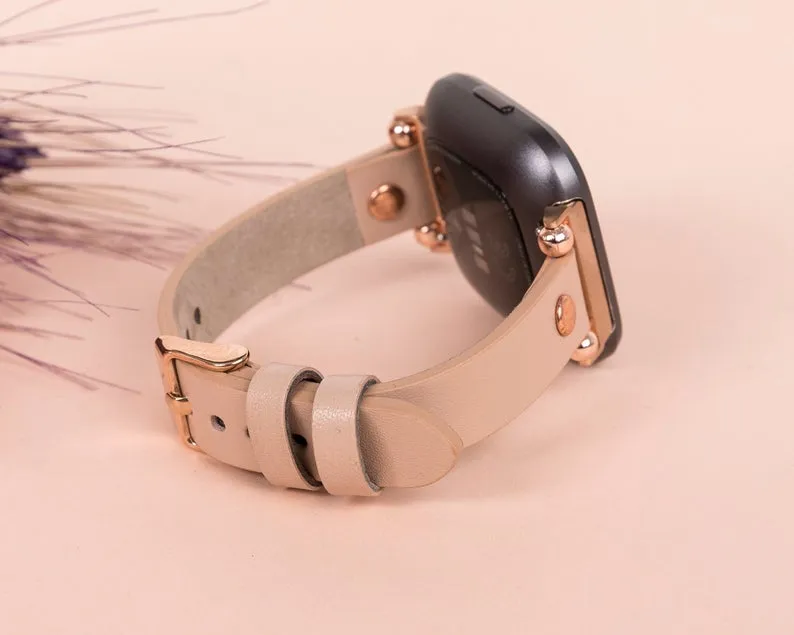 DelfiCase Norwich Leather Fitbit Versa & Lite