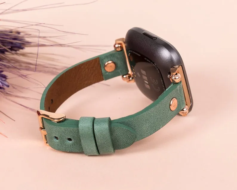 DelfiCase Norwich Leather Fitbit Versa & Lite