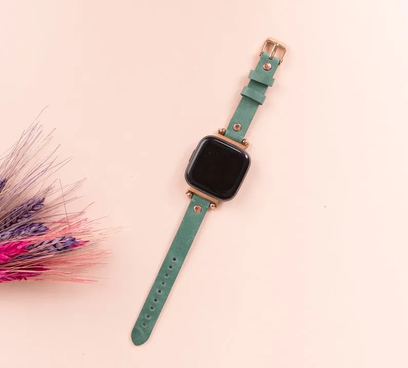 DelfiCase Norwich Leather Fitbit Versa & Lite