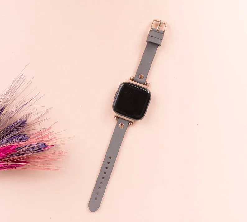 DelfiCase Norwich Leather Fitbit Versa & Lite
