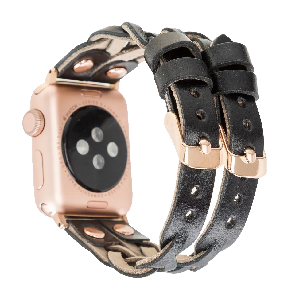 DelfiCase Sheffield Double Apple Watch Band & Fitbit/Sense