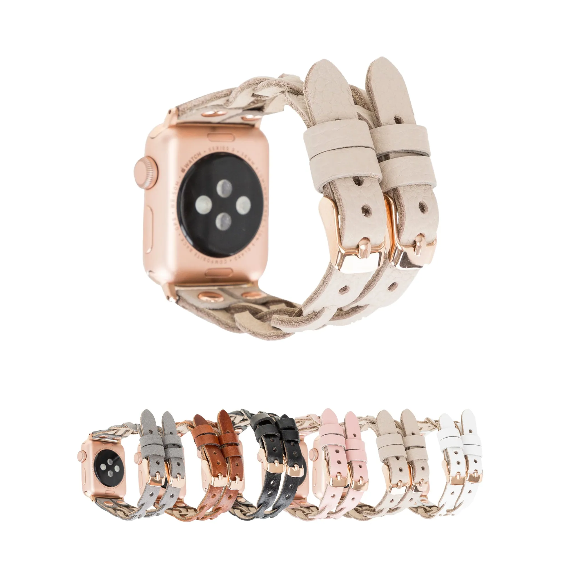 DelfiCase Sheffield Double Apple Watch Band & Fitbit/Sense